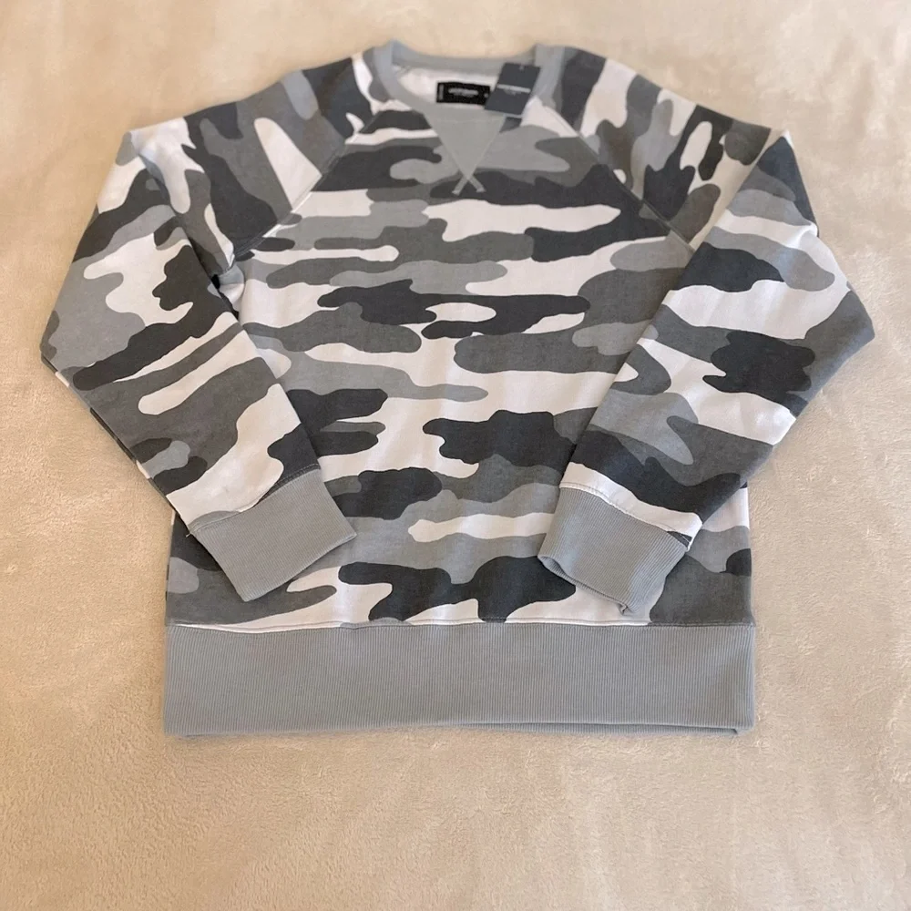 Lucky Brand Camouflage Crewneck Sweater - Size S - Picture 8 of 11